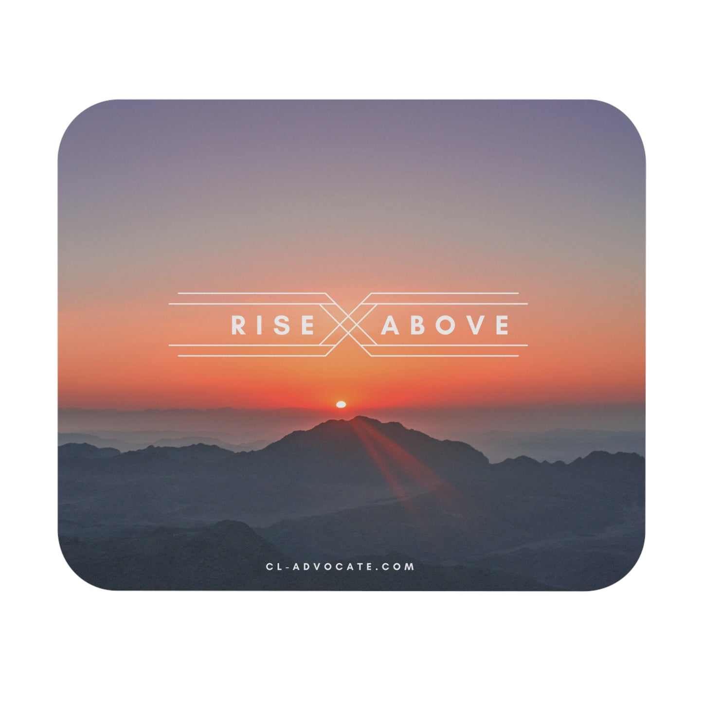 Rise Above Mouse Pad (Rectangle)