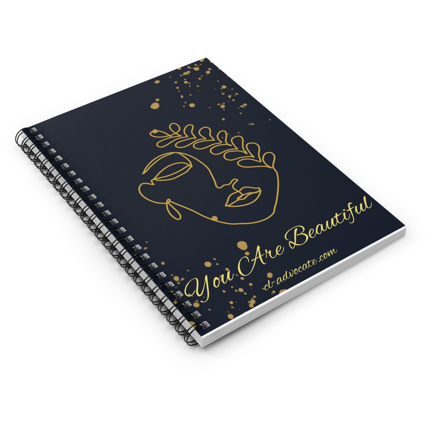 You Are Beautiful Spiral Notebook - Ruled Line