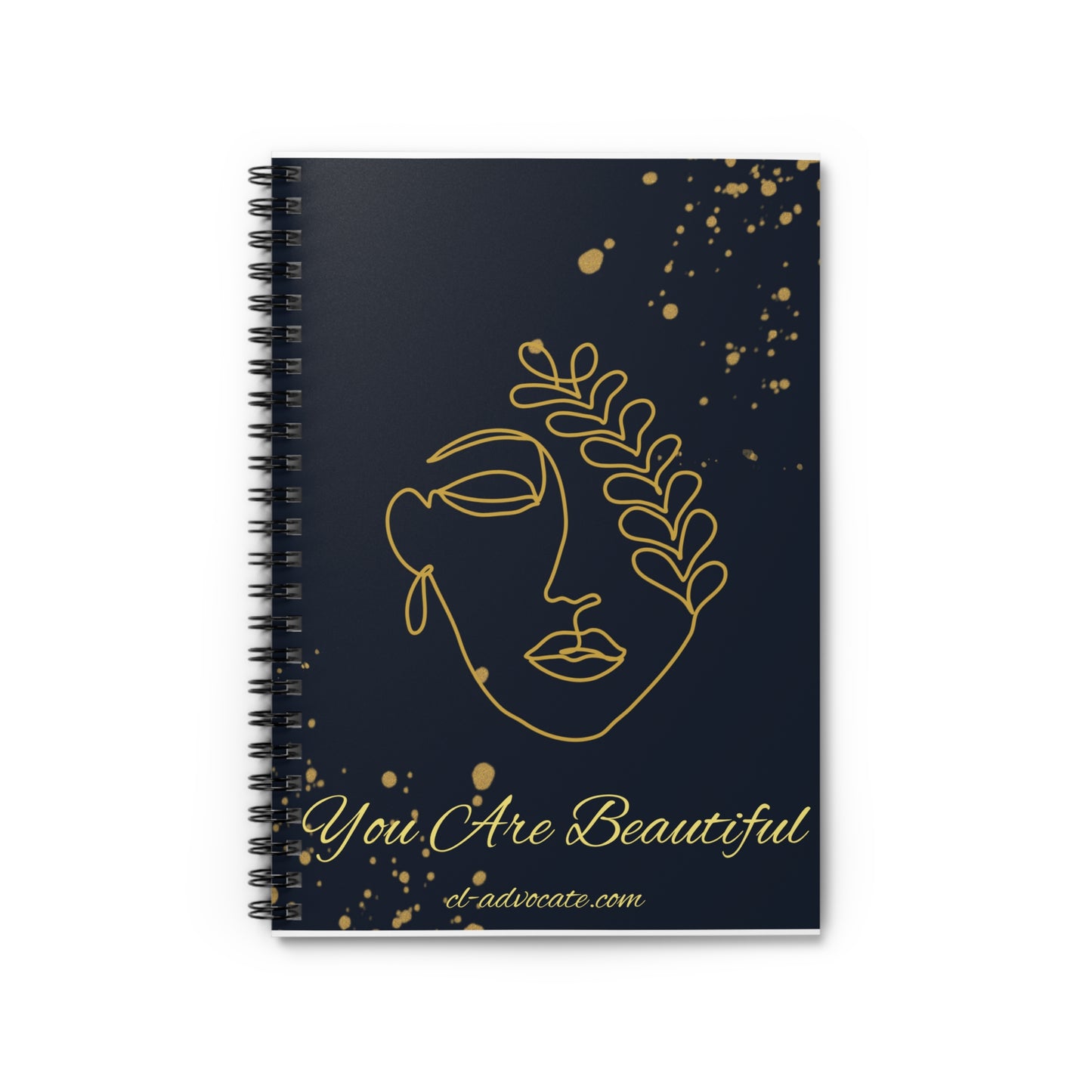 You Are Beautiful Spiral Notebook - Ruled Line