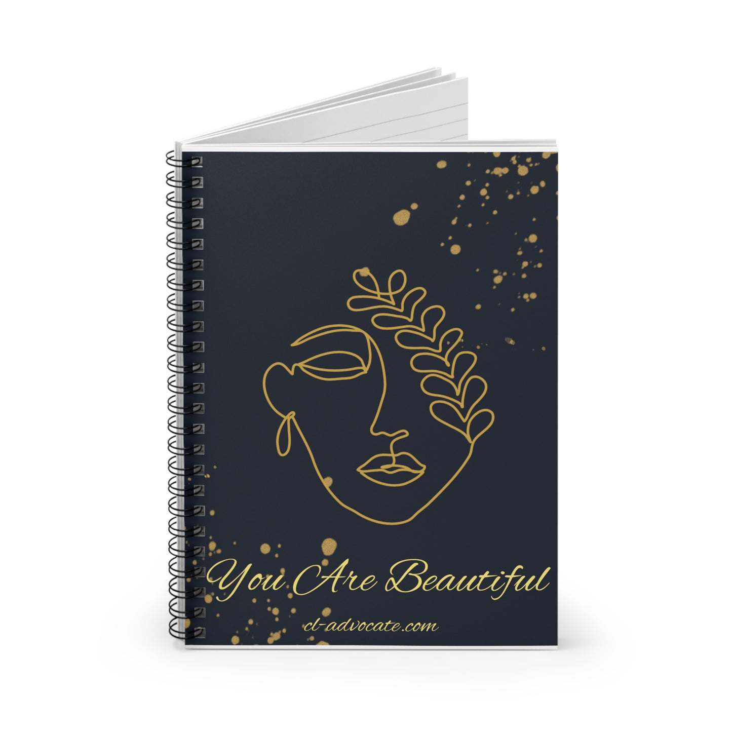 You Are Beautiful Spiral Notebook - Ruled Line
