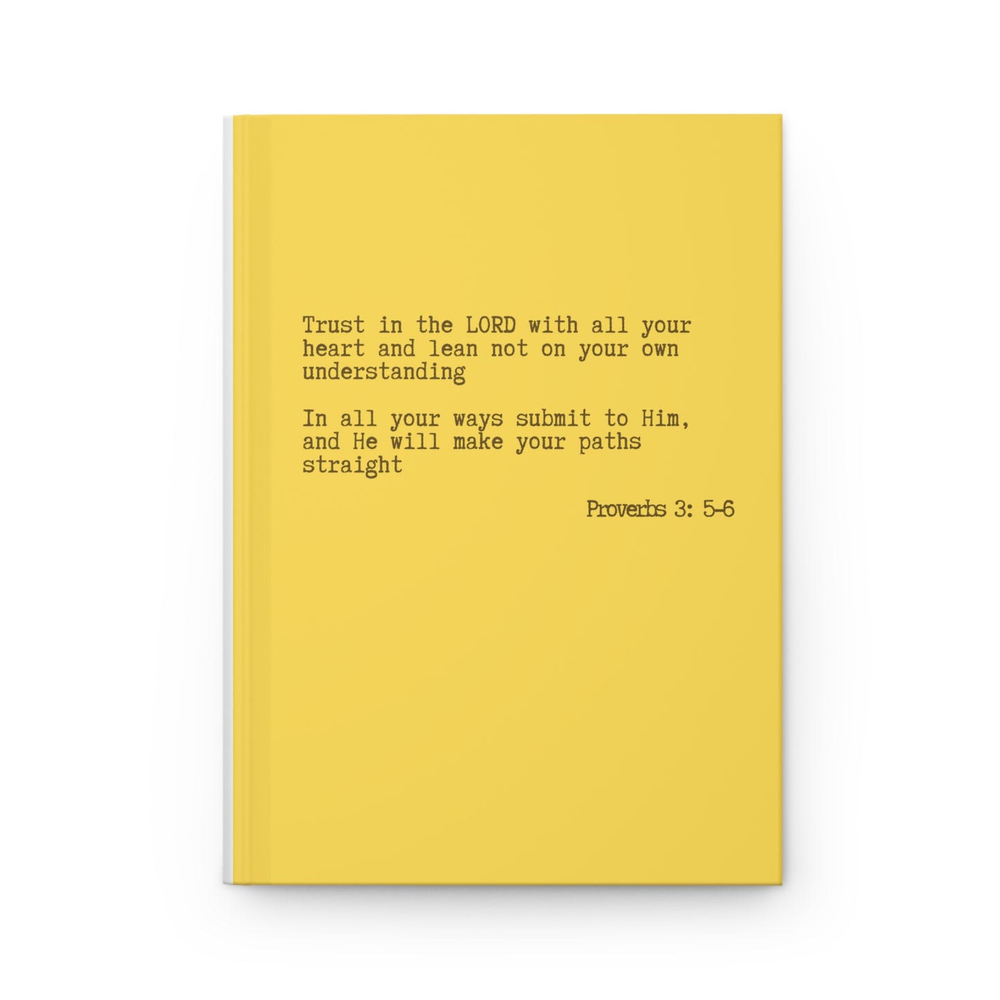 Trust in the Lord Hardcover Matte Journal