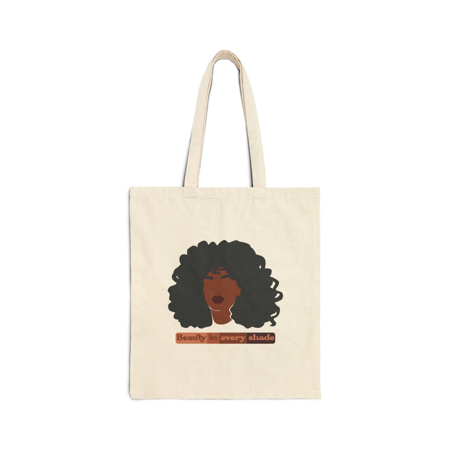 Beauty in Every Shade Cotton Canvas Tote Bag