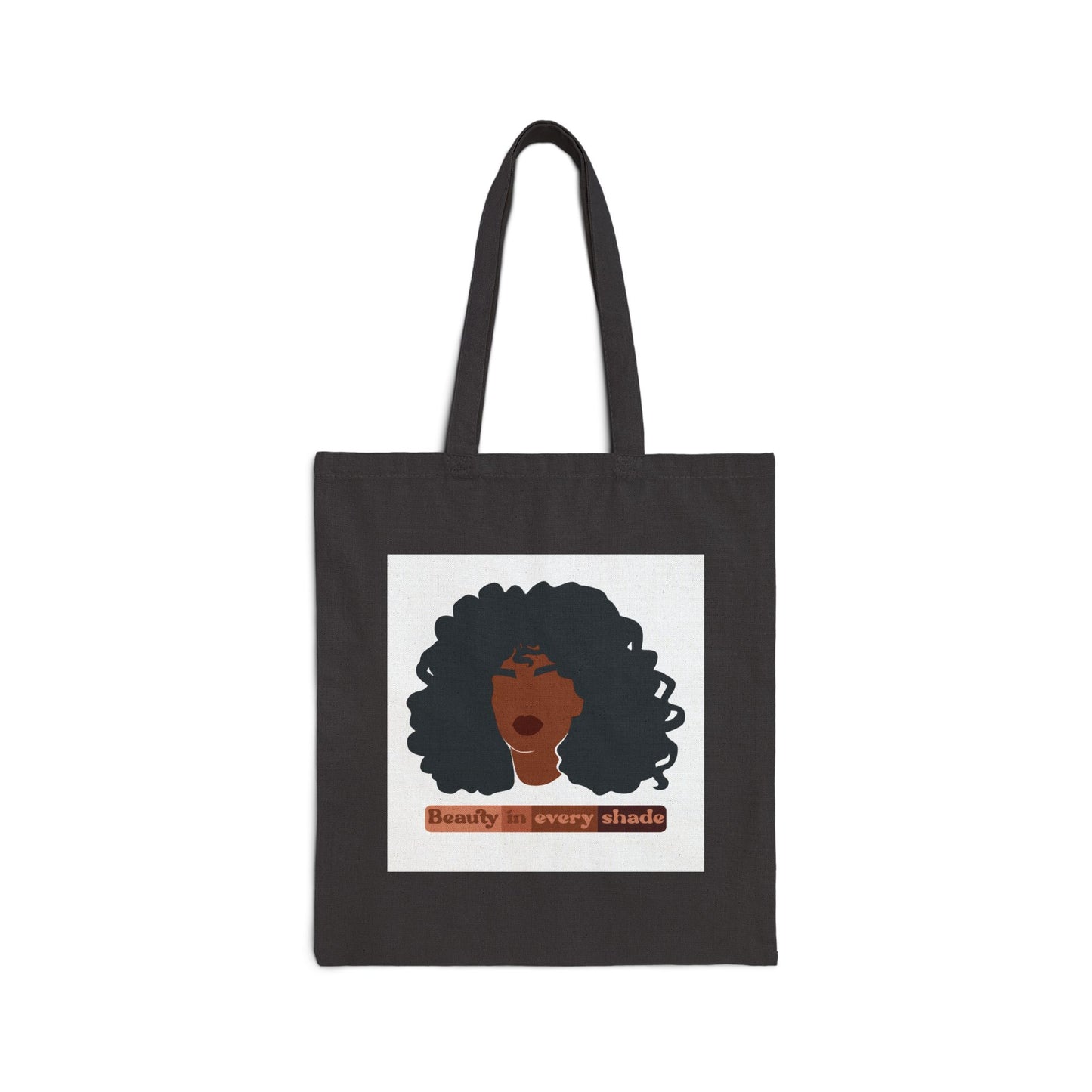 Beauty in Every Shade Cotton Canvas Tote Bag