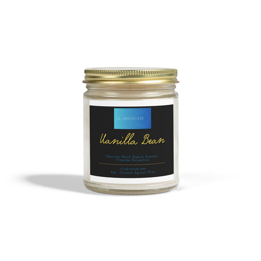 Vanilla Bean Coconut Apricot Wax  9oz Candle